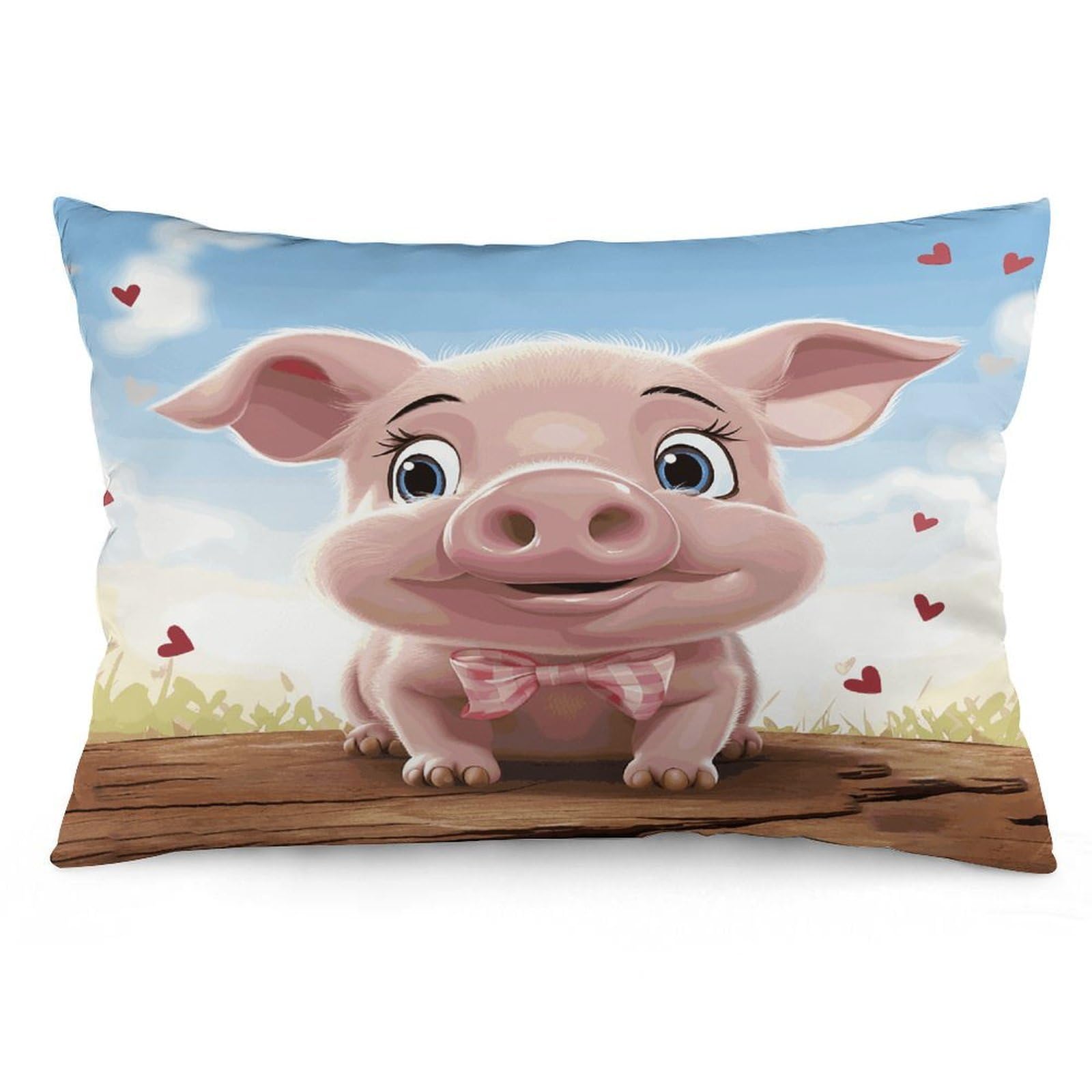 Wsoihfec Style Smiling (16) Throw Pillow Covers Decorative, Pillow Cases Soft Plush, Modern Farmhouse Boho Cushion Cover For Bed Couch Sofa Living Room Spring Decor12 X20