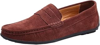 [ADSNS] ローファー メンズ ドライビングシューズ スリッポン コインローファー カラー 学生靴 男子 メンズ ドライビングシューズ ビジネスシューズ ローファー スリッポン モカシン 軽量 24.5cm カジュアル デッキシューズ