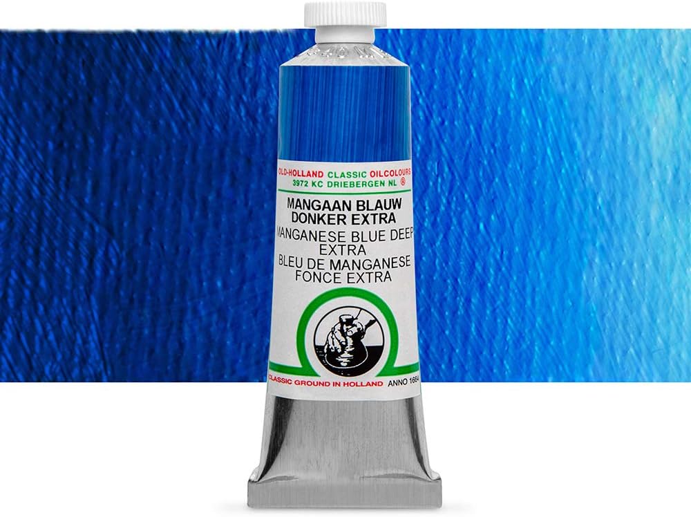 Old Holland Classic Oil Color - Manganese Blue Deep Extra - 40ml Tube
