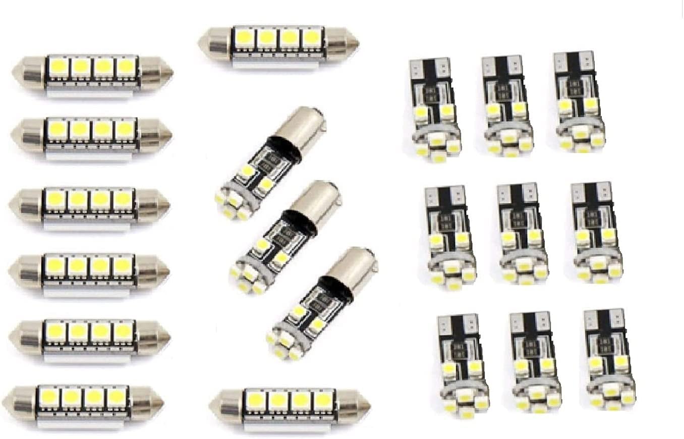 Tall Elephant - PREMIUM LED FULL INTERIOR UPGRADE KIT SET XENON WHITE COMPATIBLE WITH BMW X5 E70