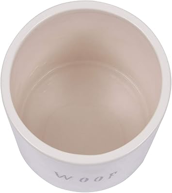 Creative Co-Op Woof Jar with Bone Handle on Lid