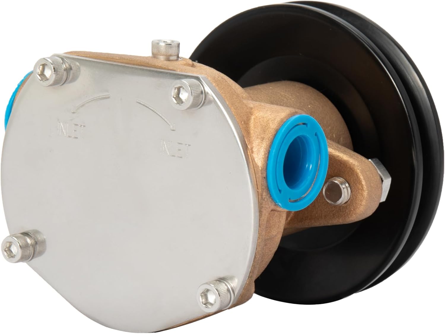 G907P Water Pump Compatible with Sherwood G907P Engine Cooling Pump (3/8" NPT Ports)