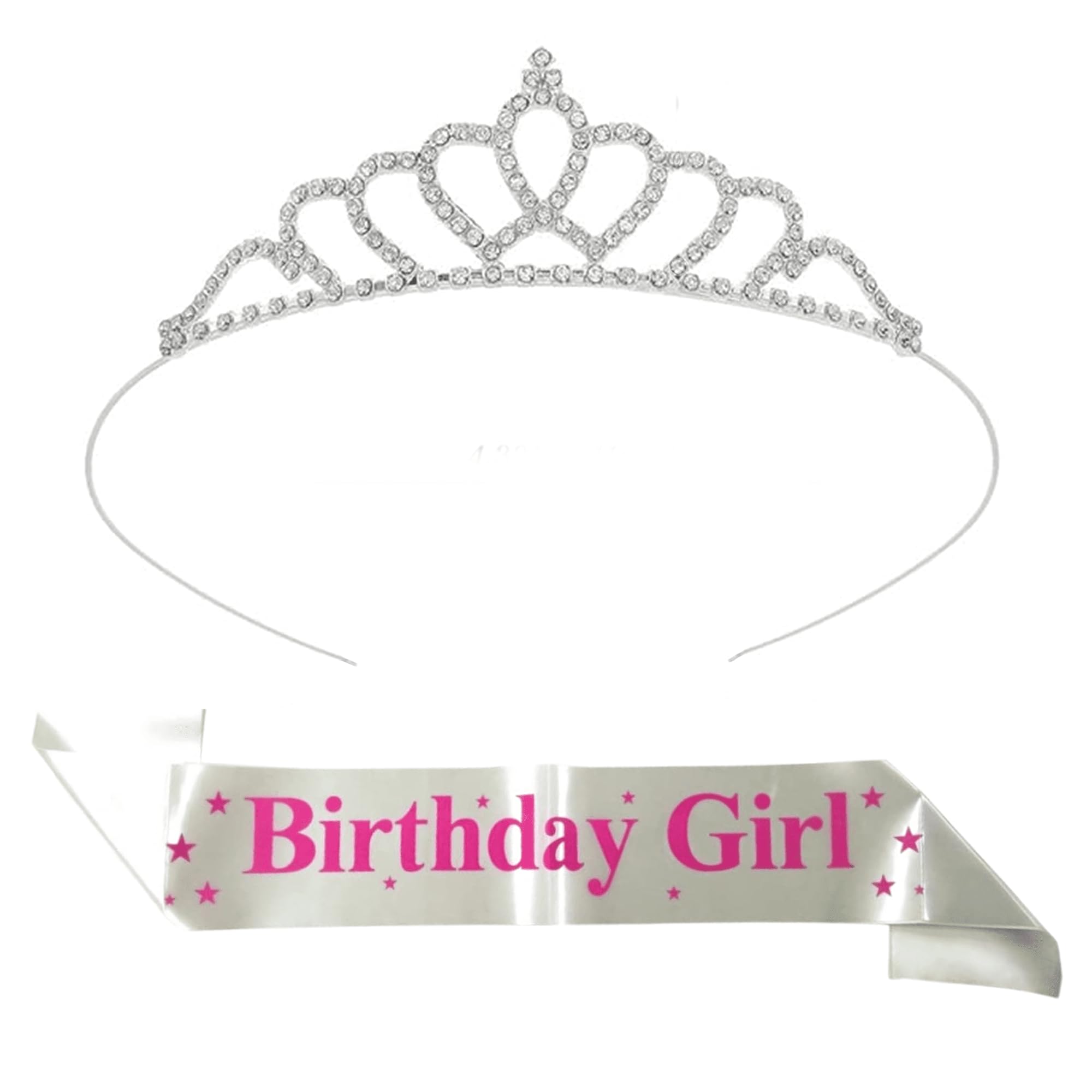 See full amazon price history chart for CURATED CART Princess Rhinestone Crystal Vintage Queen Crown Headband with Soft Satin White Birthday Girl Sash for Birthday, Pageant, Costume, Crown Bridal for Wedding Halloween CURATED CART Princess Rhinestone Crystal Vintage Queen Crown Headband with Soft Satin White Birthday Girl Sash for Birthday, Pageant, Costume, Crown Bridal for Wedding Halloween (B0CPDNJGN2) Amazon Price History, Amazon Price Tracker