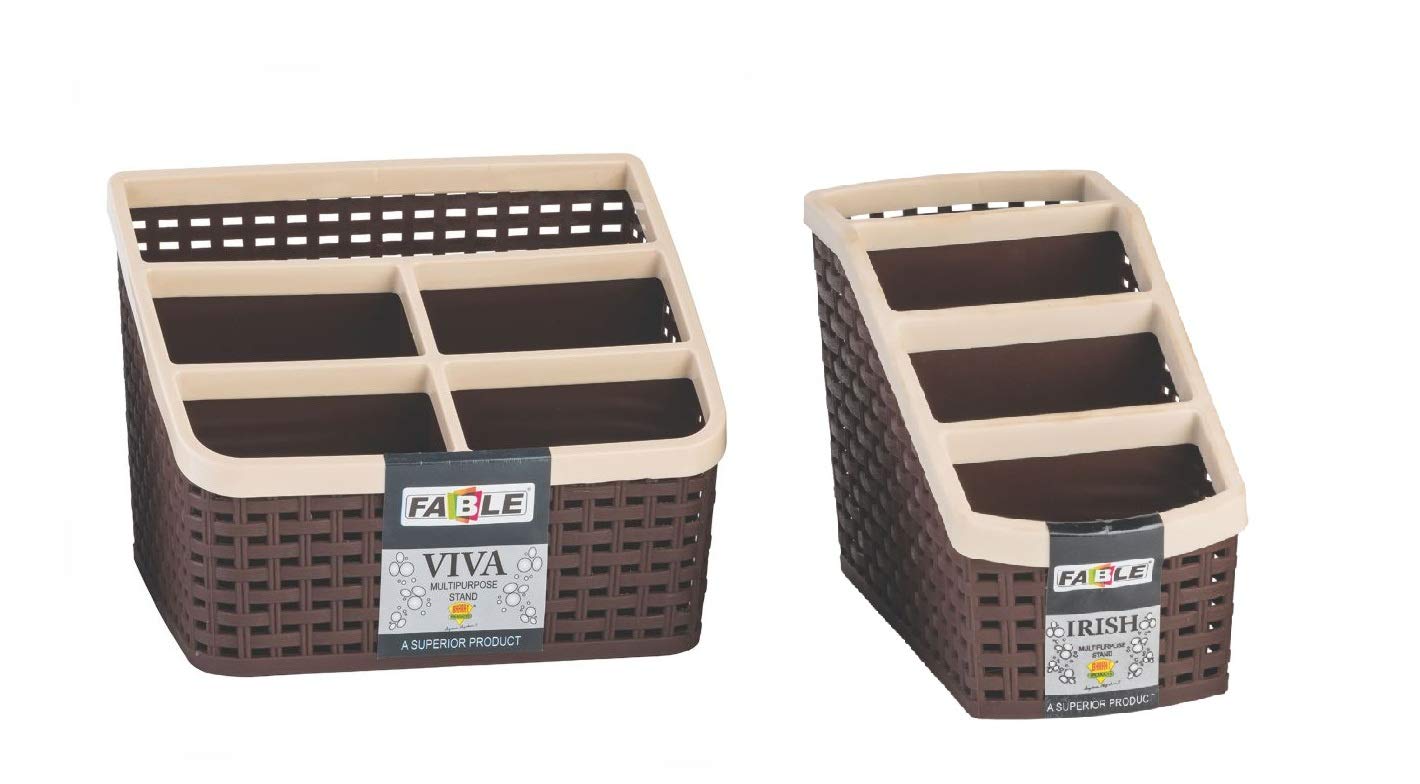 FABLE Multi-Compartment Storage Set of 3 Pieces Organizer Box - Combo Pack of 3-image-19
