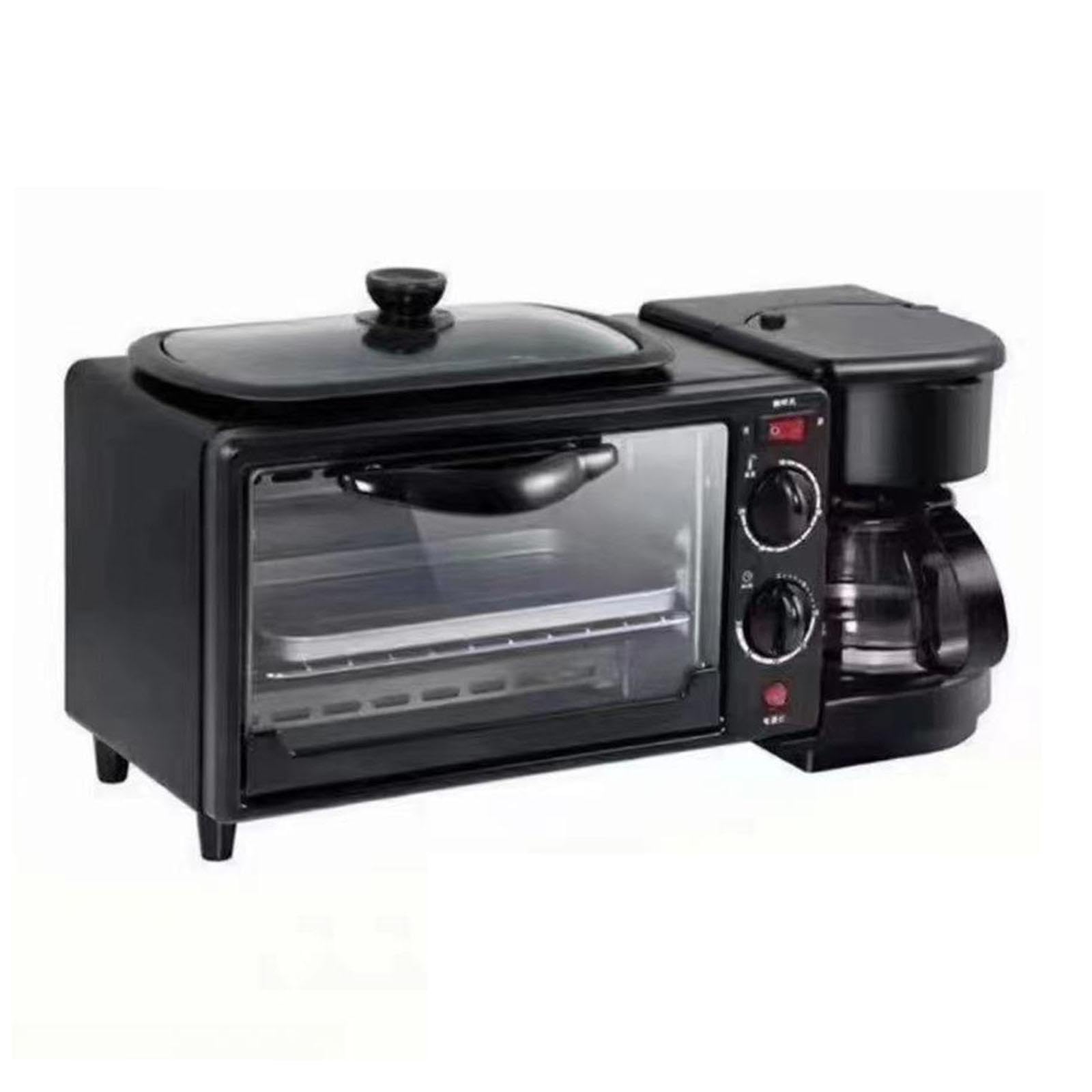 CALANDIS™ 3 in 1 Breakfast Maker with Glass Lid Includes Coffee Maker for Egg Sandwich | Grills & Griddles | Small Kitchen Appliances | Kitchen, Dining & Bar-image-9