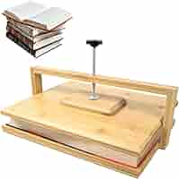 Pressa Per Rilegatura Libri In Legno - 38x28 Cm, Portatile, Per Fai Da Te, Scuola E Ufficio - Foto 2