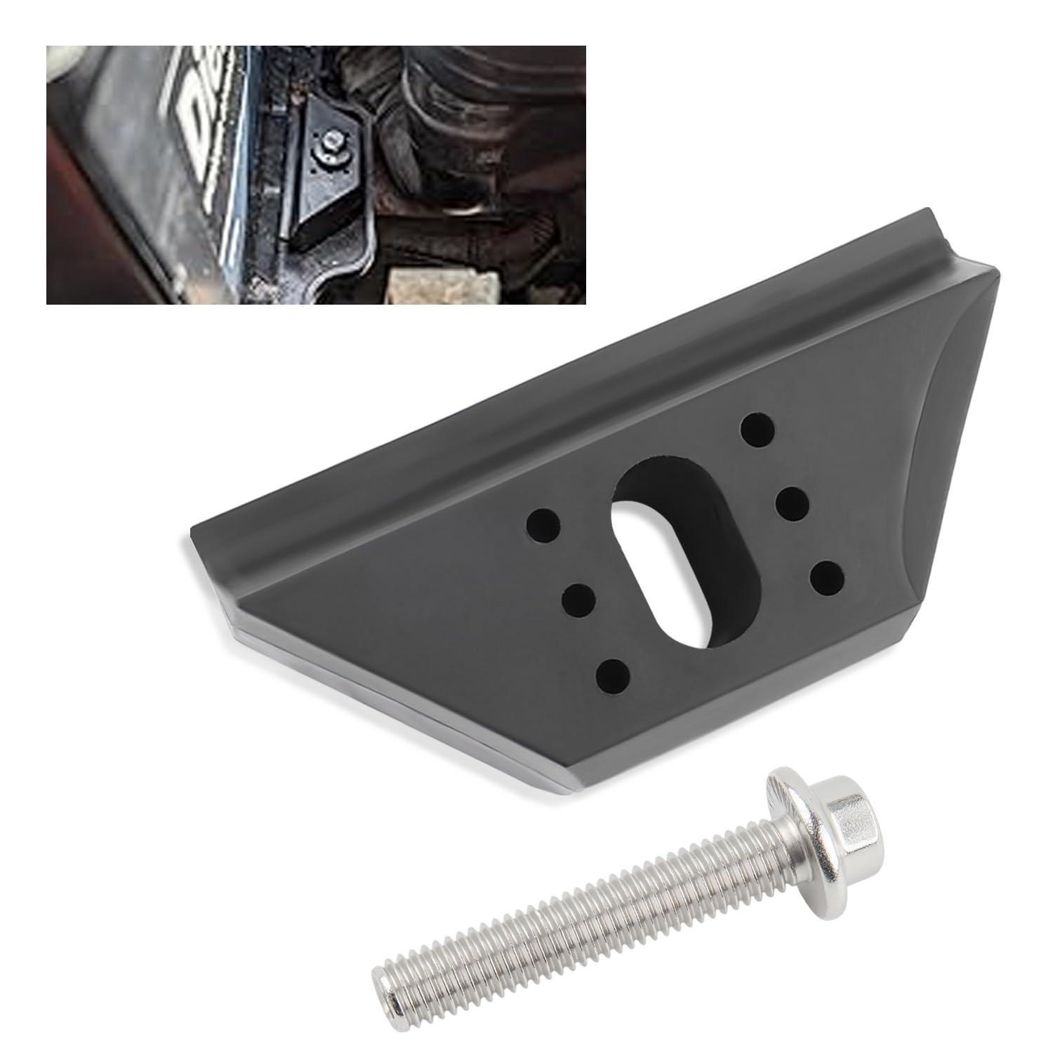 Battery Hold Down Bracket Holder J Bolt With Nuts To Battery Tray GM GMC 2pc A20 - Foto 9