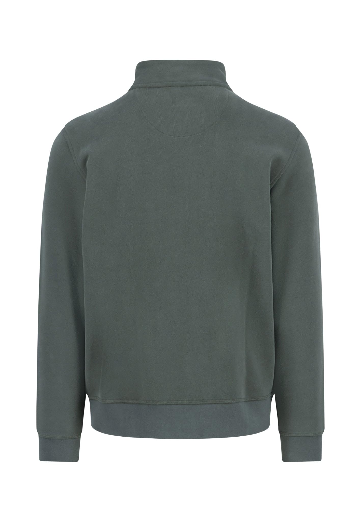 FYNCH-HATTON Sweatjacke aus Baumwolle mit Stehkragen und Reißverschluss