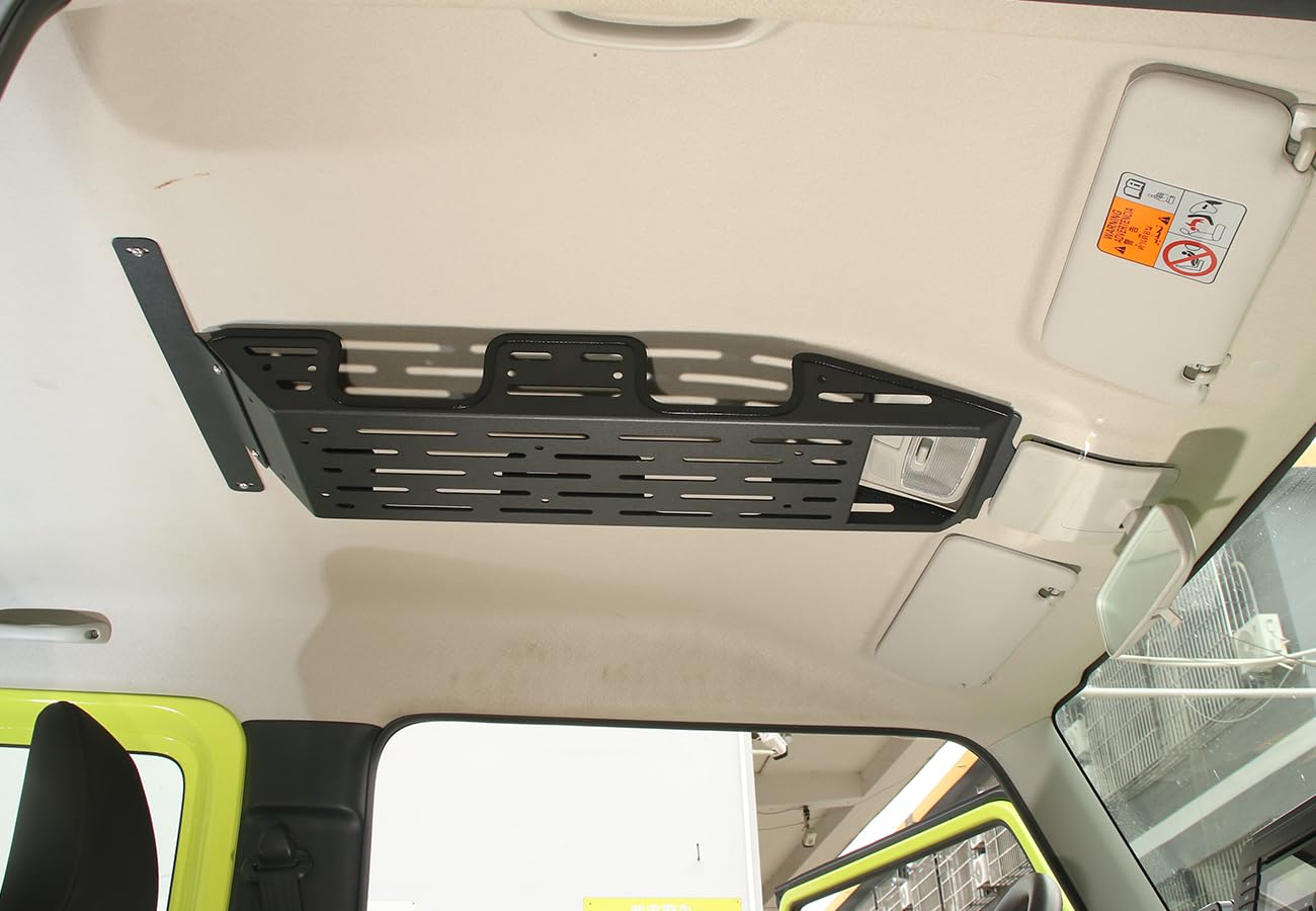 Uchwyt do przechowywania na dach samochodu Suzuki Jimny JB64 JB74 2019-2024 2-drzwiowy, aluminiowy tuning akcesoria w konsoli środkowej powyżej