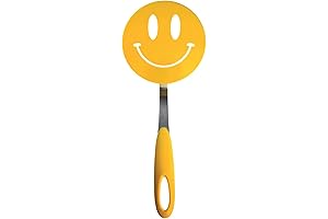 Tovolo Spatulart Smiley Face Nylon Flex Turner: Your Culinary Companion with a Quirky Twist