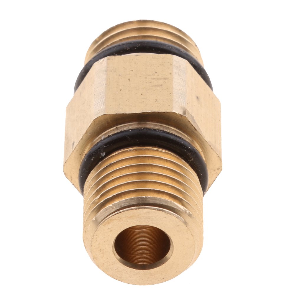 Metric Fitting M14 M14X1.5 Male to 1/4" Male NPT Pipe Gauge Adapter Outlet