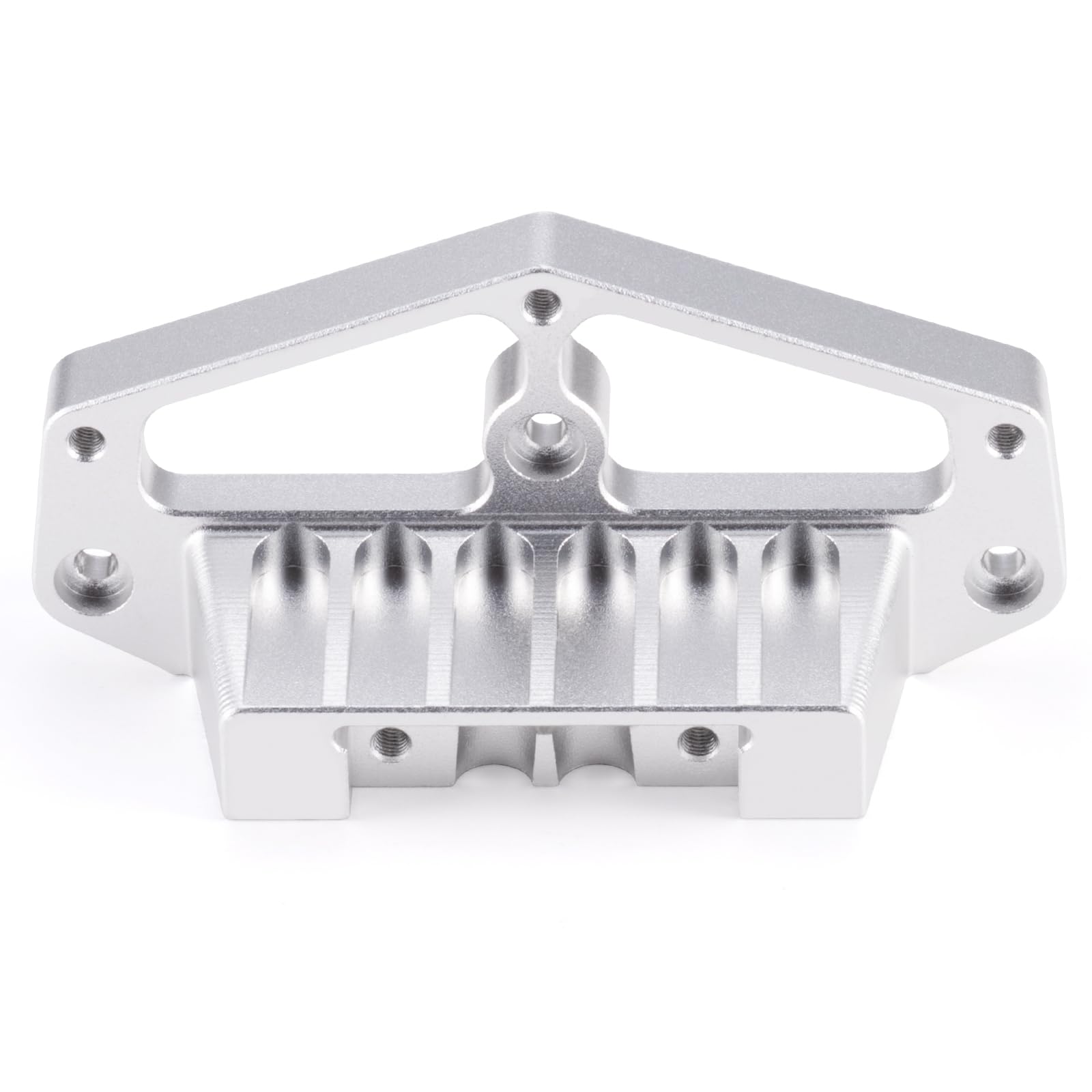 AXspeed Aluminium Front Lower Arm Mount Stabilizer Upgrade for 1:12 Tamiya Lunch Box RC Truck(Silver) - Image 4