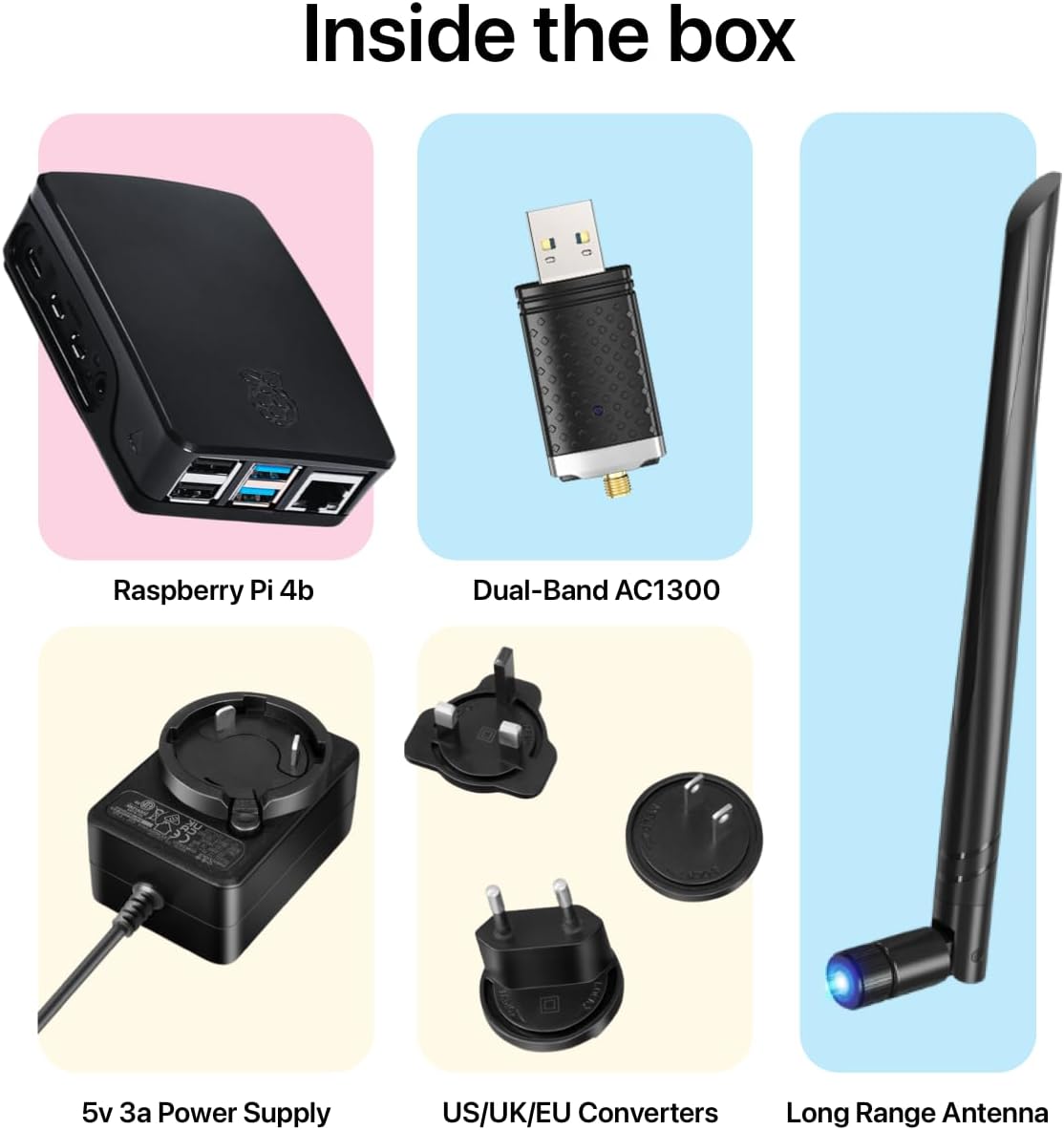 Pyramid Pi 4000 (Raspberry Pi Powered) Superfast VPN Travel Router | Dual-Band Portable WiFi Router for Travel, OpenWrt Open Source, AdGuard Built-in, RV/Business/Cruise