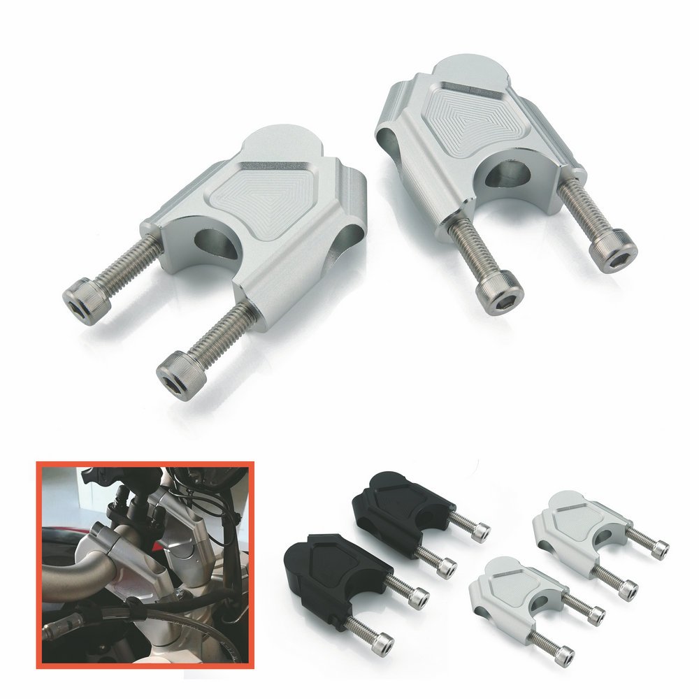 Heinmo CNC Motorcycle Handlebar Riser Kit Moves Bar Up For F800GS 2008-2017