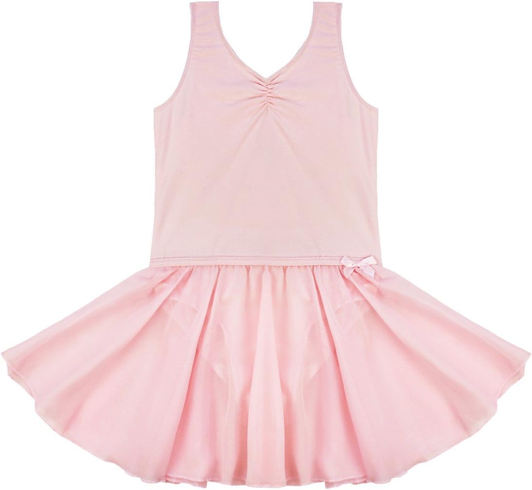 Girls Kids Ballet Dress Gymnastics Dance Leotard Costume Dancewear