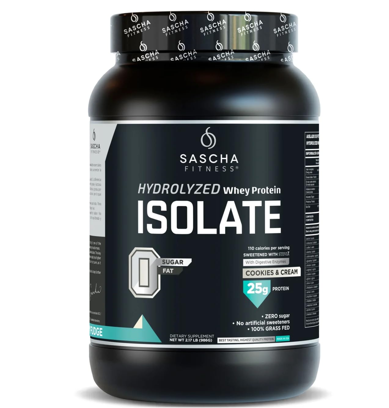 SASCHA FITNESS Hydrolyzed Whey Protein Isolate