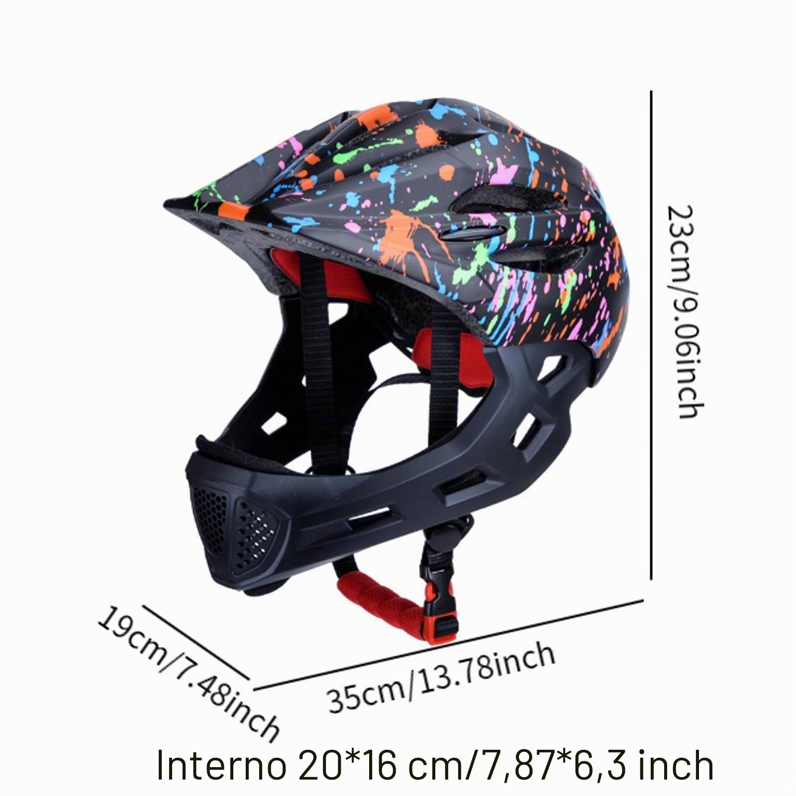 Perfeclan Casco de Bicicleta para Niños Casco de Ciclismo Equipo de Protección Casco de Bicicleta Infantil Moderno Casco Integral para Ciclismo Al Aire Libre
