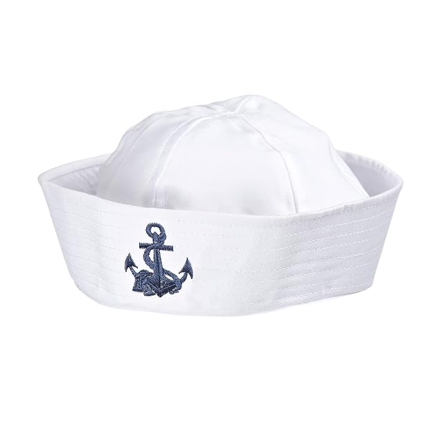 W WIDMANN MILANO Party Fashion, Gorro marinero unisex, estilo náutico, ligero confort, cuidados detalles