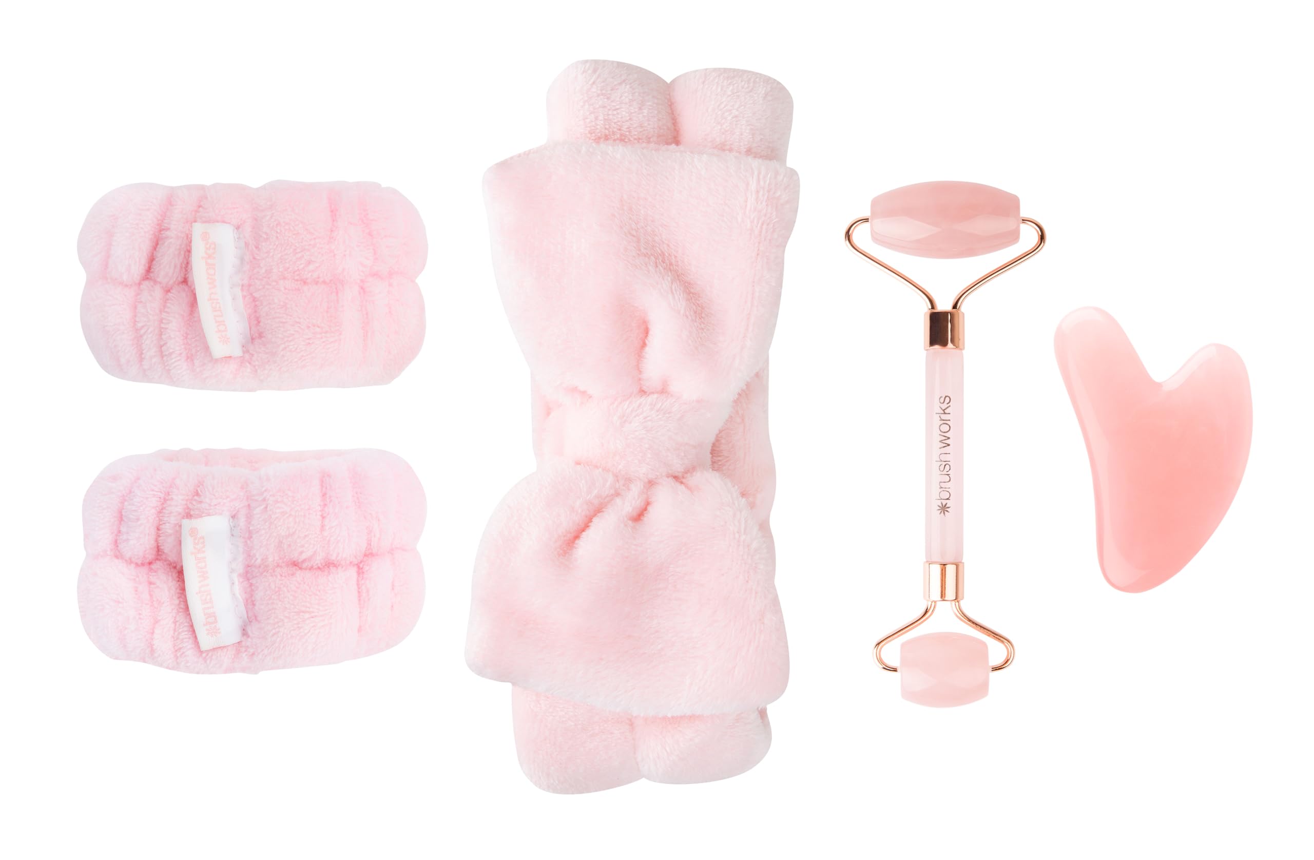Brushworks Pamper & Glow Set, Pink - Image 2