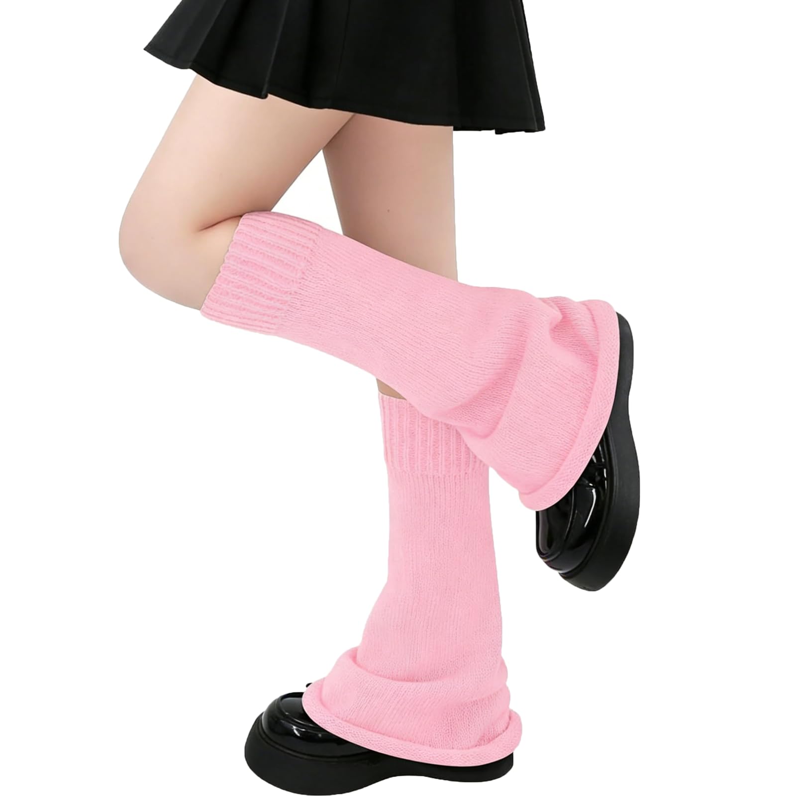Sexybody Women's Leg Warmers Fashion Knit Warmers Long Socks Cute Y2K Kawaii Japanese Lolita Harajuku Accessories for Girls