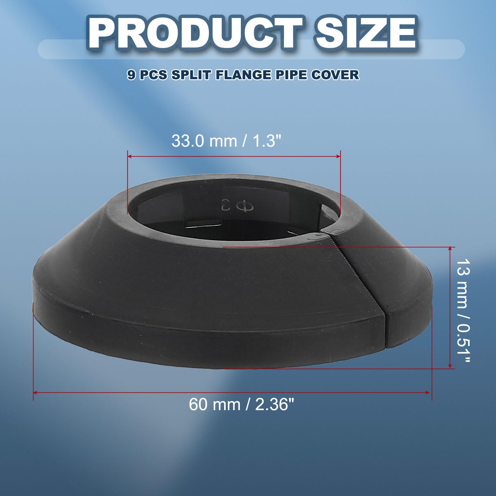 PATIKIL 33mm Plumbing Cover Plates - Image 2