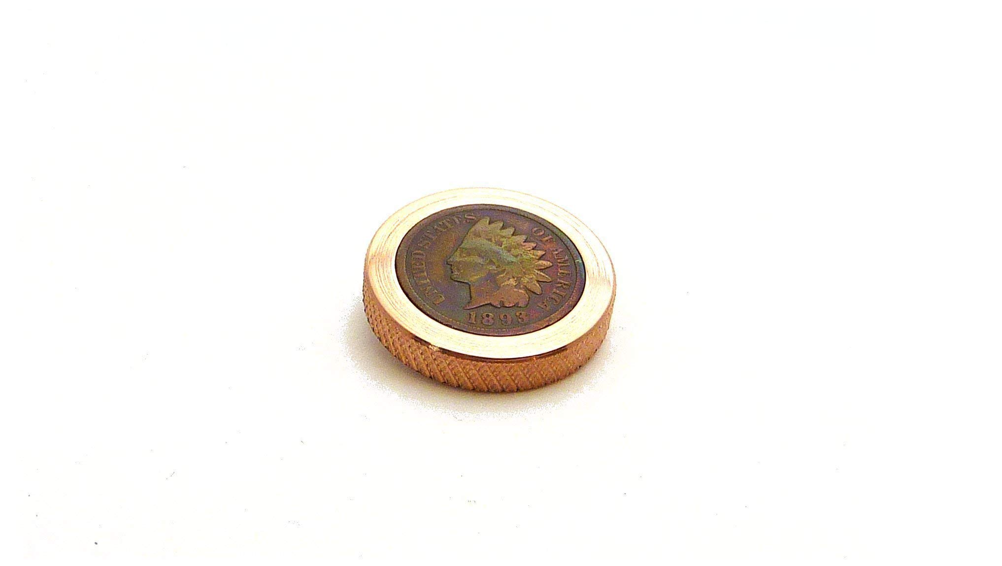 THE FLATTOP - COPPER INDIAN HANDMADE EDC SPINNING TOP - MADE IN THE USA - GIFTS FOR MEN