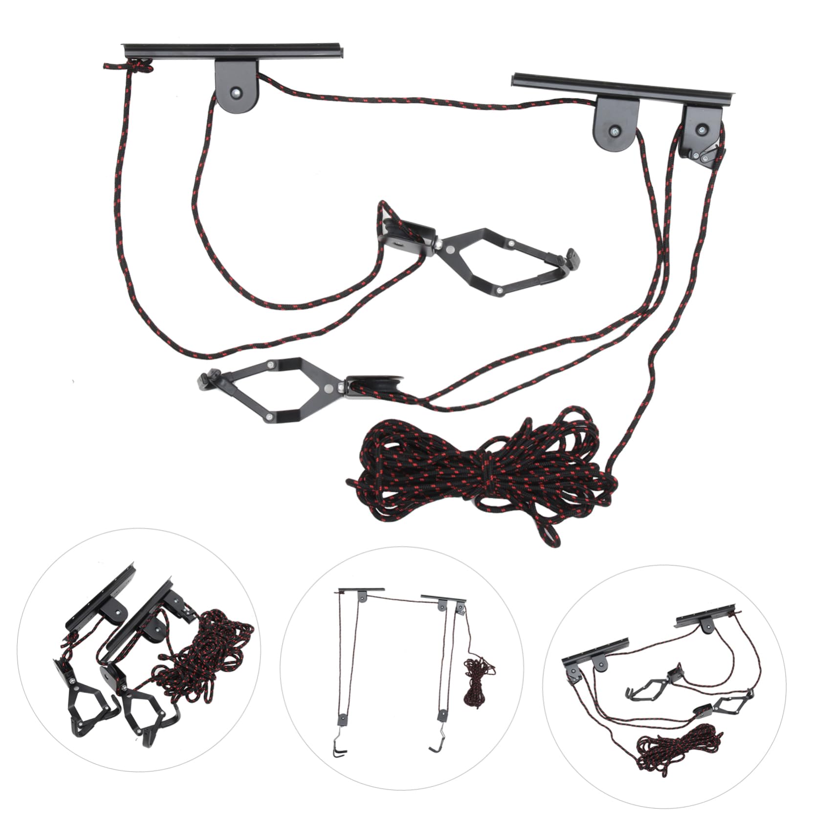 Toddmomy Perchero De Pared para Bicicletas Perchero para Bicicletas Perchero para Pared Ganchos Resistentes Polipasto para Ciclismo De Interior Perchero Resistente para Ropa Perchero