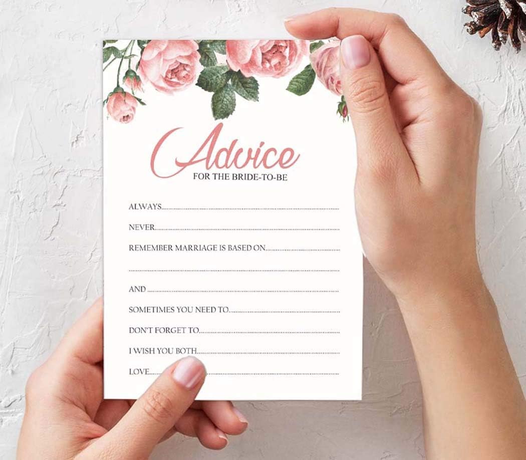 Floral Theme Bachelorette Party Games Set Bundle of 5 (Activities for 50 Guests) Fun Bridal Shower Games Set