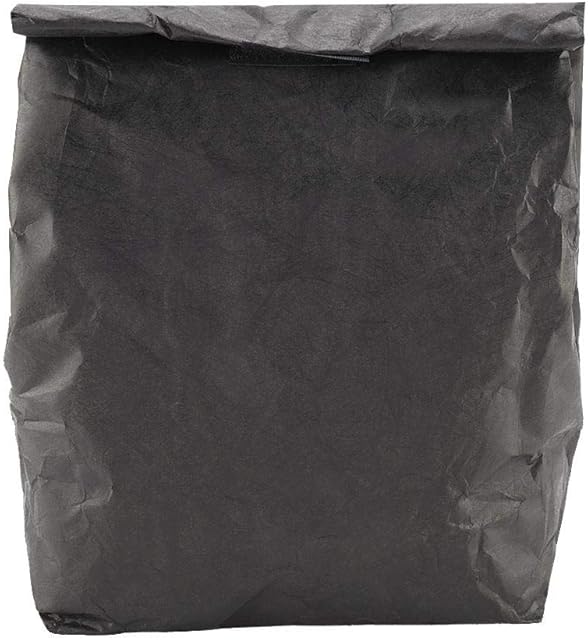 HERCHR Lunch Bag, Insulated Brown Paper Lunch Bags Reusable Paper Snack Bags Eco-Friendly Waterproof Thermal Cooler Lunch Box for Men Women Kids Work Picnic School, 12.2x11.8inch