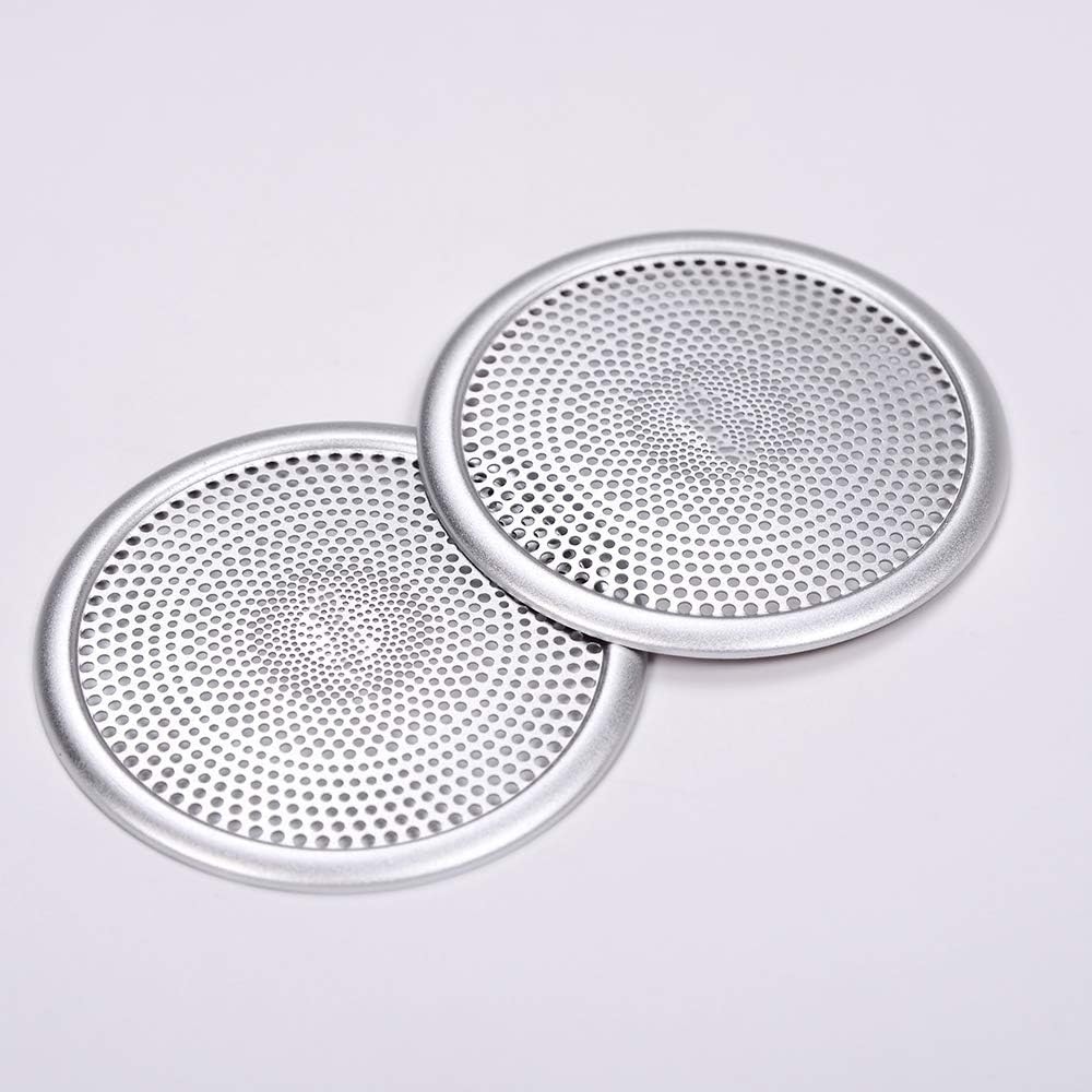 2pcs Aluminum Alloy Door Speaker Cover Trim For Mercedes Benz ML GL GLE W164 X164 2013-2016 Car Accessories