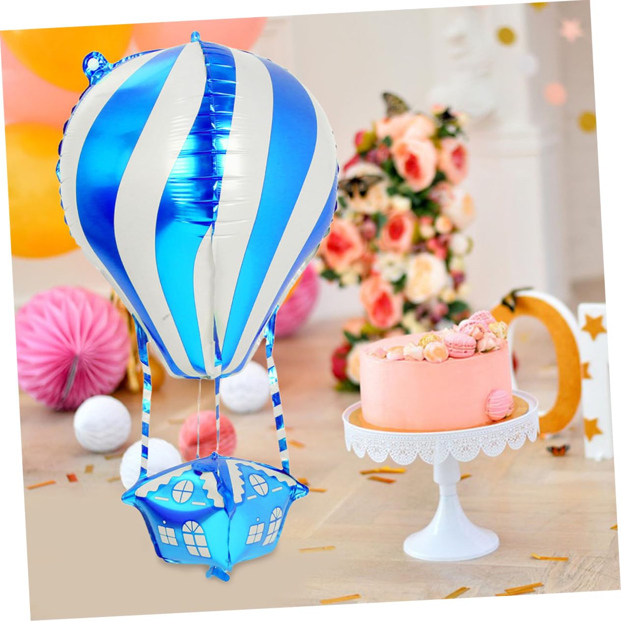 SOLUSTRE 30 Pezzi Palloncini Alluminio Forma Decorazioni Festive per Compleanni Matrimonio e Shower con Design Accattivante