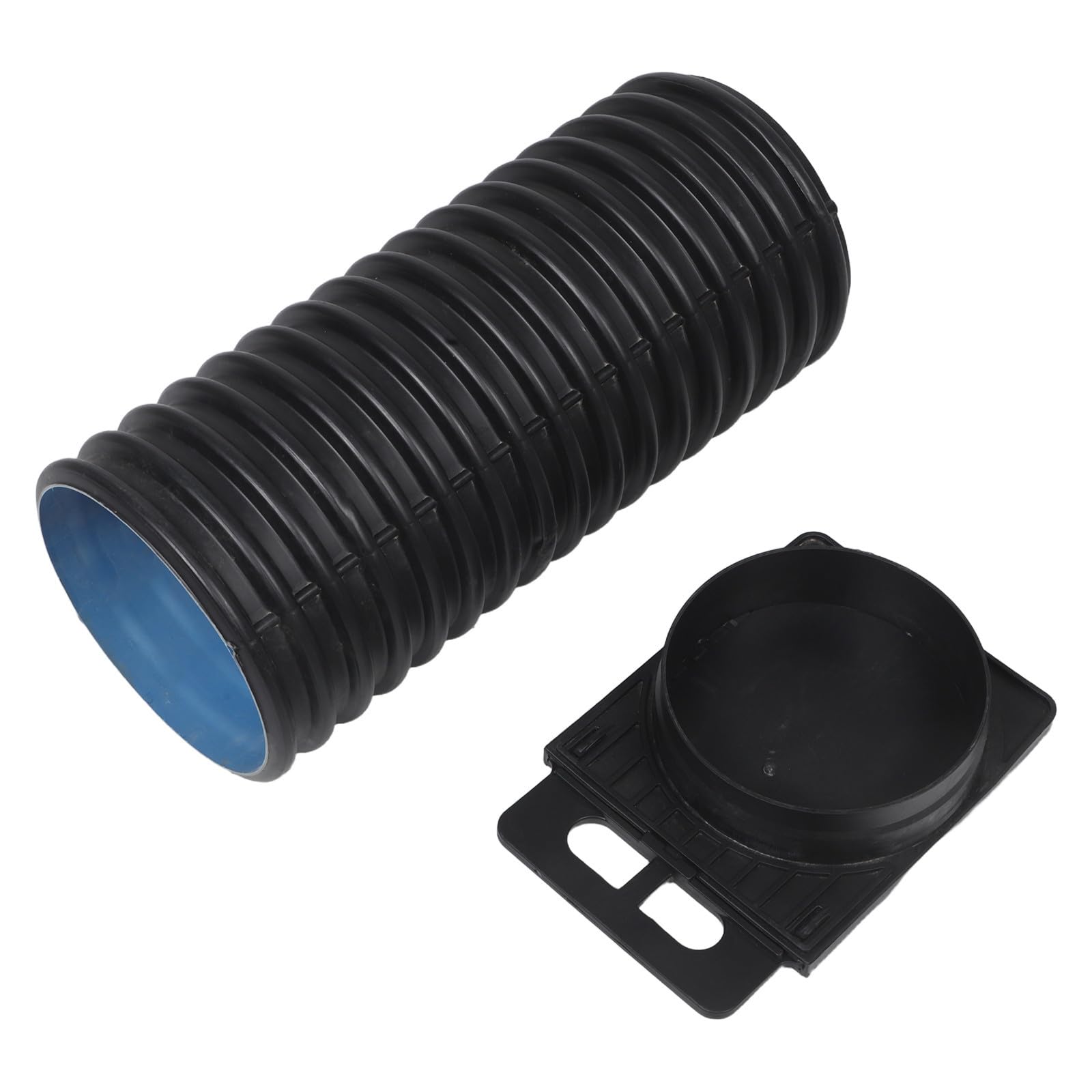 MAGICLULU Cancello di Drenaggio Agricolo in Plastico Nero con Saracinesca per Tubi di Irrigazione, Facile Installazione e Regolazione dell'Acqua per Uso in Campi Agricoli