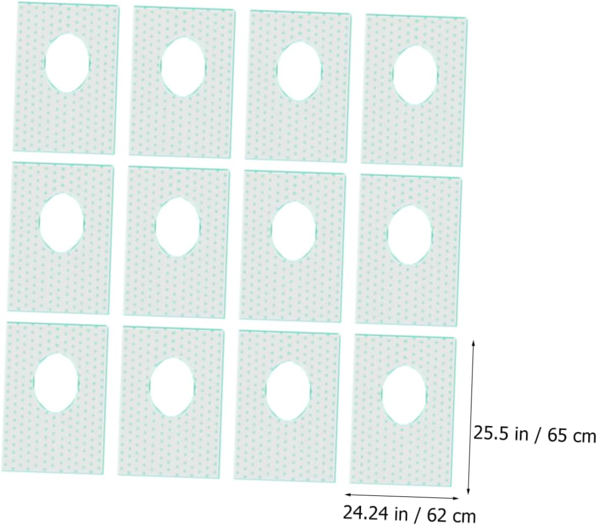 Dispoable Toilet Seat Cover Set 14pcs Travel Potty Covers Blue Waterproof Non-woven Gentle on Skin Packaged Individually