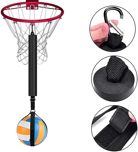 Miniatura 7 de Tobefore Entrenador de picos de voleibol, sistema de entrenamiento de púas de voleibol para aro de baloncesto, entrenamiento mejora el servicio,
