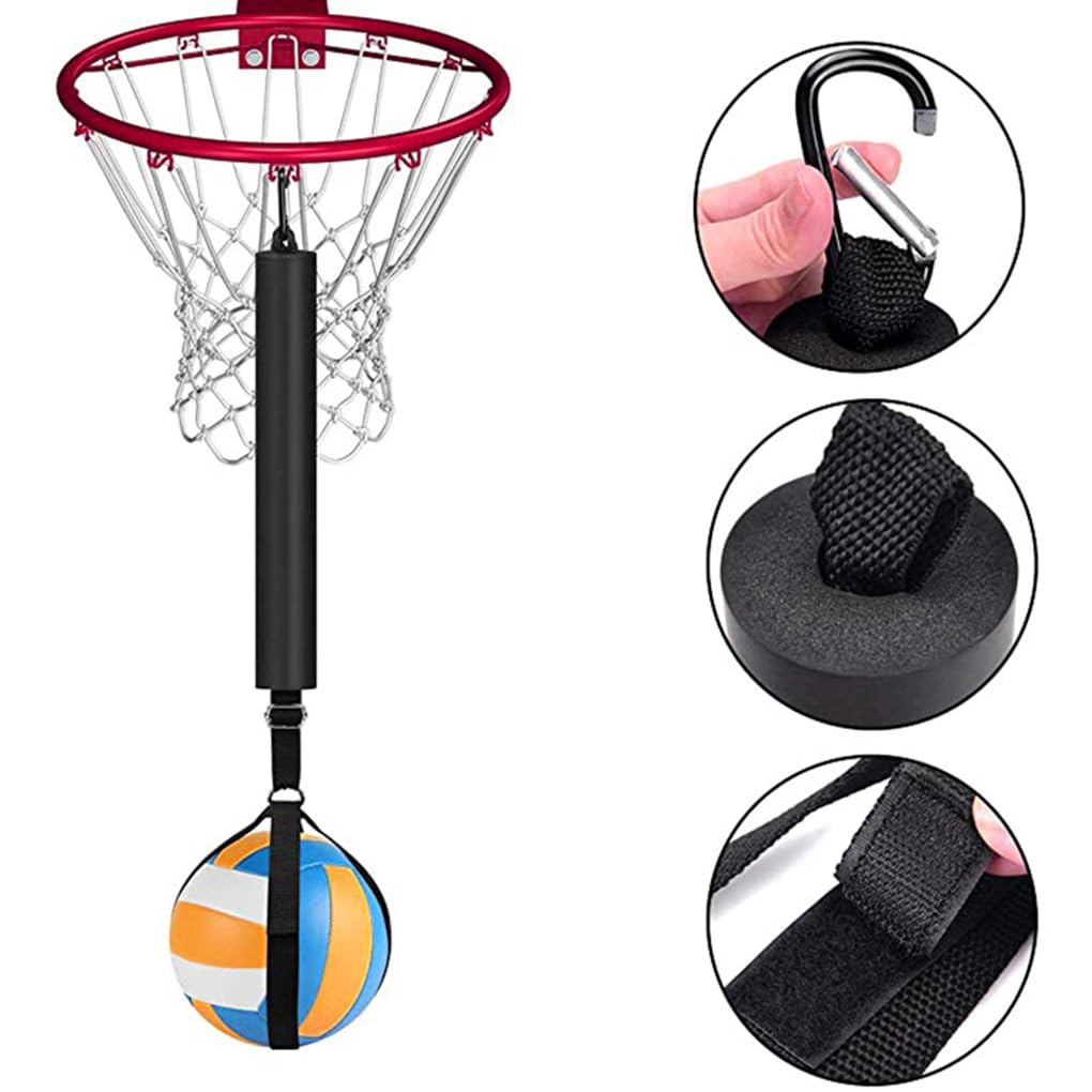 Pallavolo Spike Trainer, sistema di allenamento con punte da pallavolo per canestro, allenamento migliora il servizio, migliora il servizio, il salto, la meccanica di oscillazione del braccio