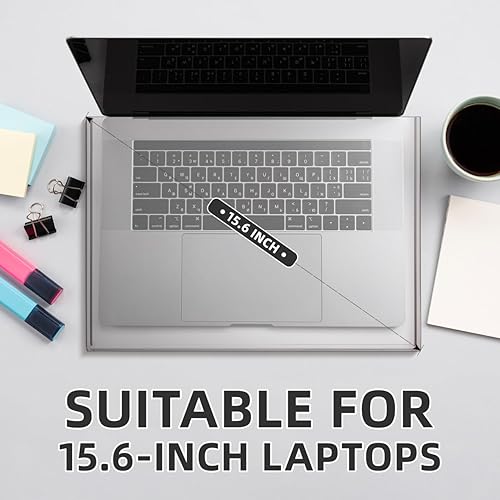 Miniatura 3 de Cubiertas de teclado para portátil de 15.6 pulgadas, cubierta de teclado acrílico, protector de teclado para computadora portátil de gato, protector