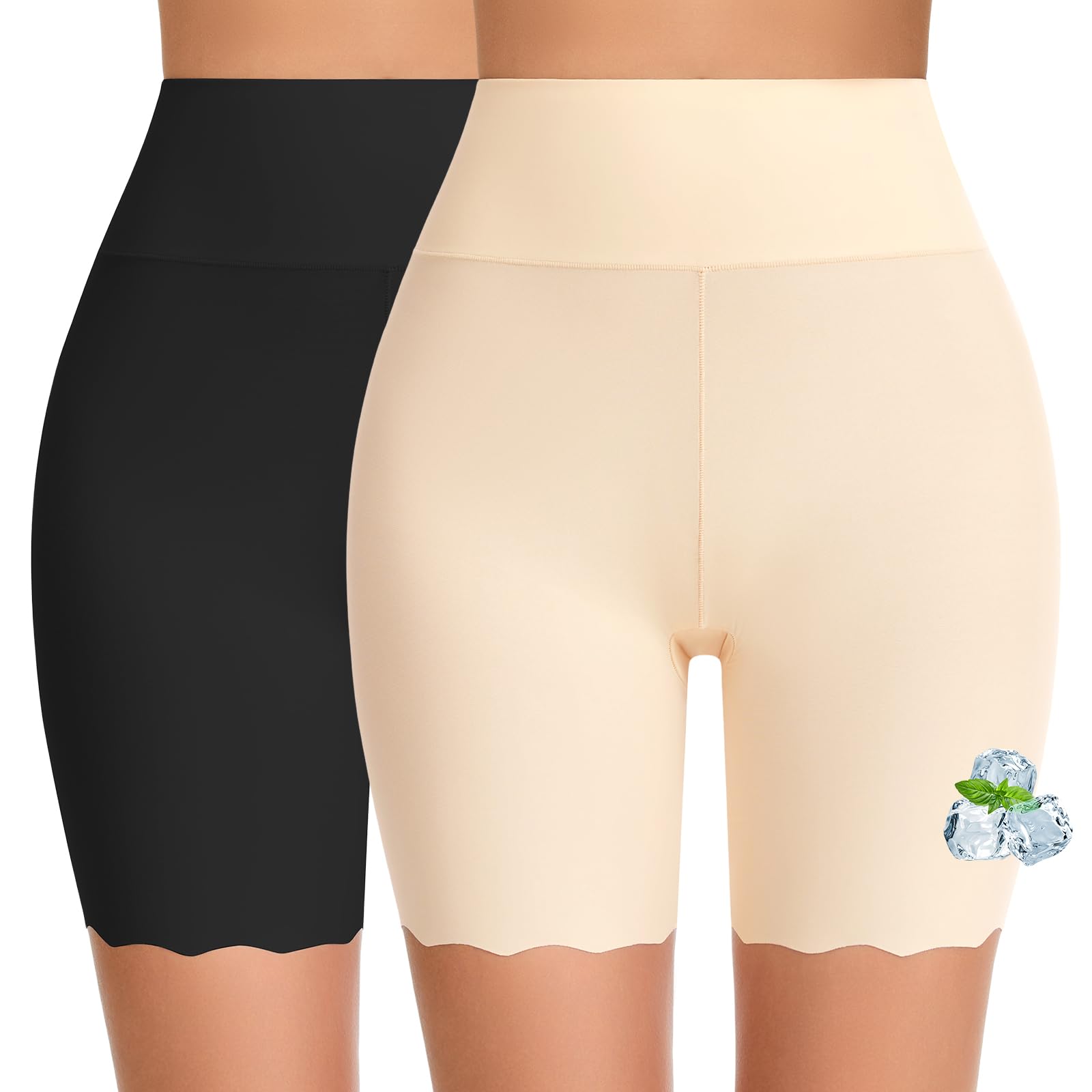 FRESBEIT Cooling Slip Shorts for Women