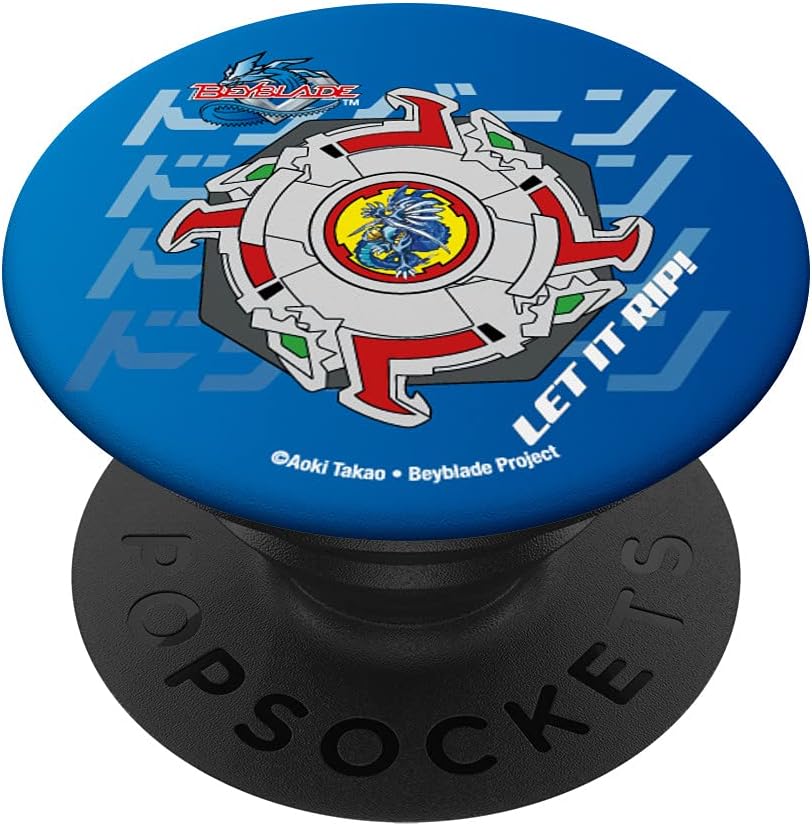 BEYBLADE DRAGOON FULL COLOR PopSockets Swappable PopGrip BEYBLADE DRAGOON FULL COLOR PopSockets Swappable PopGrip