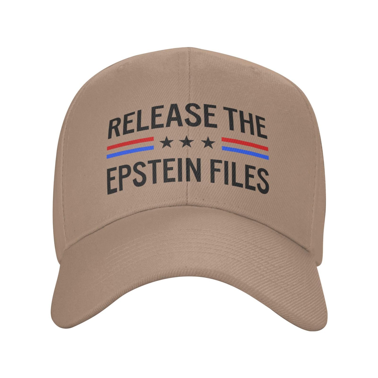 KWQDOZF Release The Epstein Files Baseball Cap Hats Natural