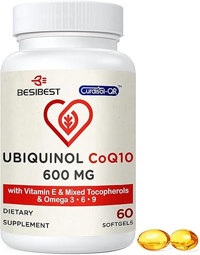 Miniatura 2 de CoQ10 600mg 1PCS Bundle con 1000mg Liposomal CoQ10 Ubiquinol Suplemento 1PCS
