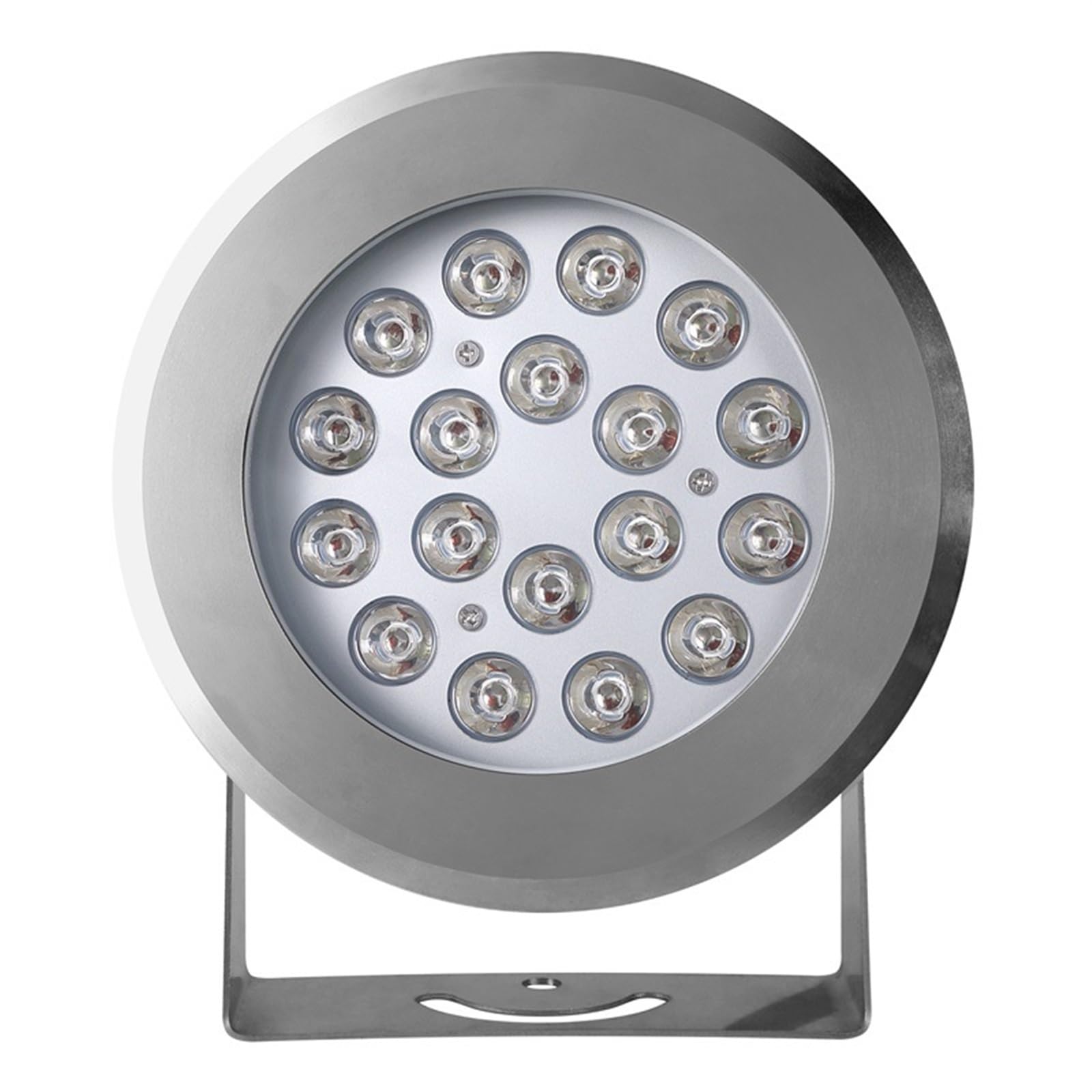 Lumières de piscine, Projecteur LED coloré en acier inoxydable for fontaine sous-marine, éclairage de piscine, projecteur sous-marin paysage RVB(Warm White,10W)