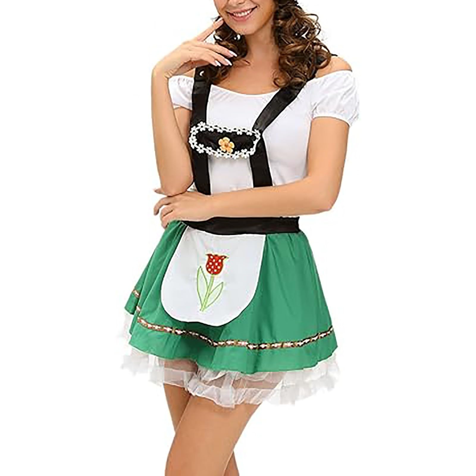 Robe élégante à bretelles événement d'automne et fête de la bière - 8