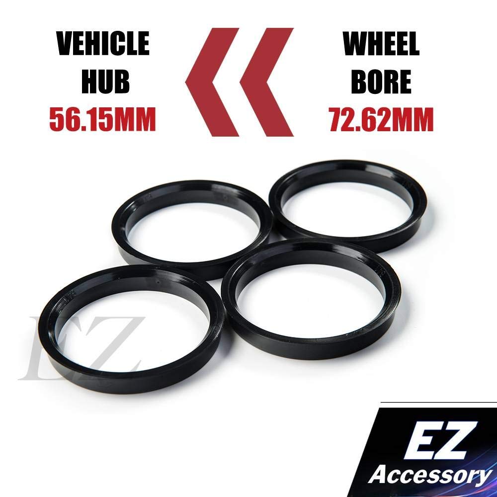 DCVAMOUS Alloy Aluminum Hub Centric Rings 73.1 To 66.1 - Set Of 4, Fits 66.1mm Hub & 73.1mm Wheel Bore For Nissan, Infiniti & More