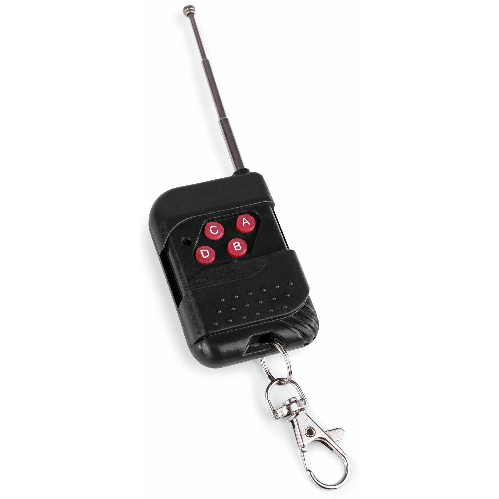 Beamz Rage 1800 - Macchina del Fumo con telecomando, 1800 Watt, 6 x 4 W LED RGBW, volume Uscita: 530 m³ al minuto, volume serbatoio: 3,5 litri, 7 canali DMX, tempo di riscaldamento: 4 min