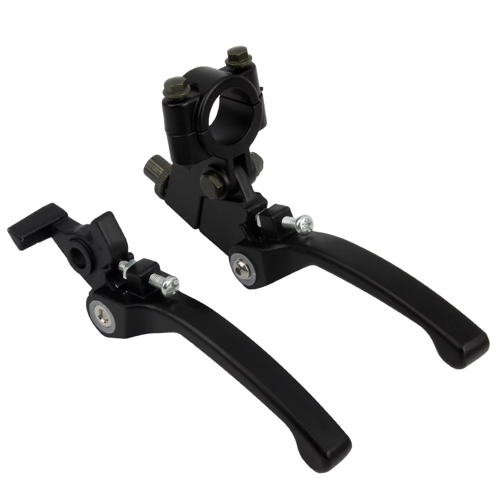 KOEHXJ Brake Clutch Levers Motorcycle Folding Brake Clutch Lever Set for Pit Dirt Bike ATV Quad for 125cc for 140cc for 160cc Universal Modified Parts(Black)