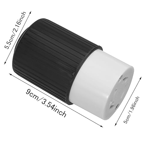 Miniatura 7 de Listado UL NEMA L14-30R 30 Amp 125250 voltios 3 polos 4 cables 3P 4W conexión a tierra giro bloqueo hembra enchufe