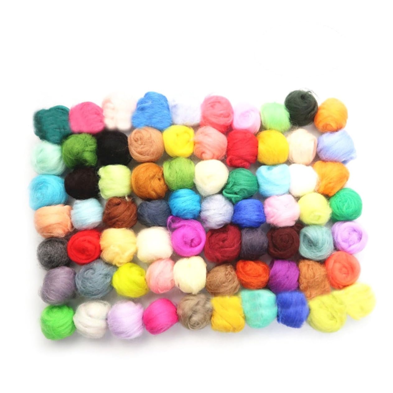 STOBOK Merino Filzwolle 40 Farben 10g für Nadelfilzen und Nassfilzen
