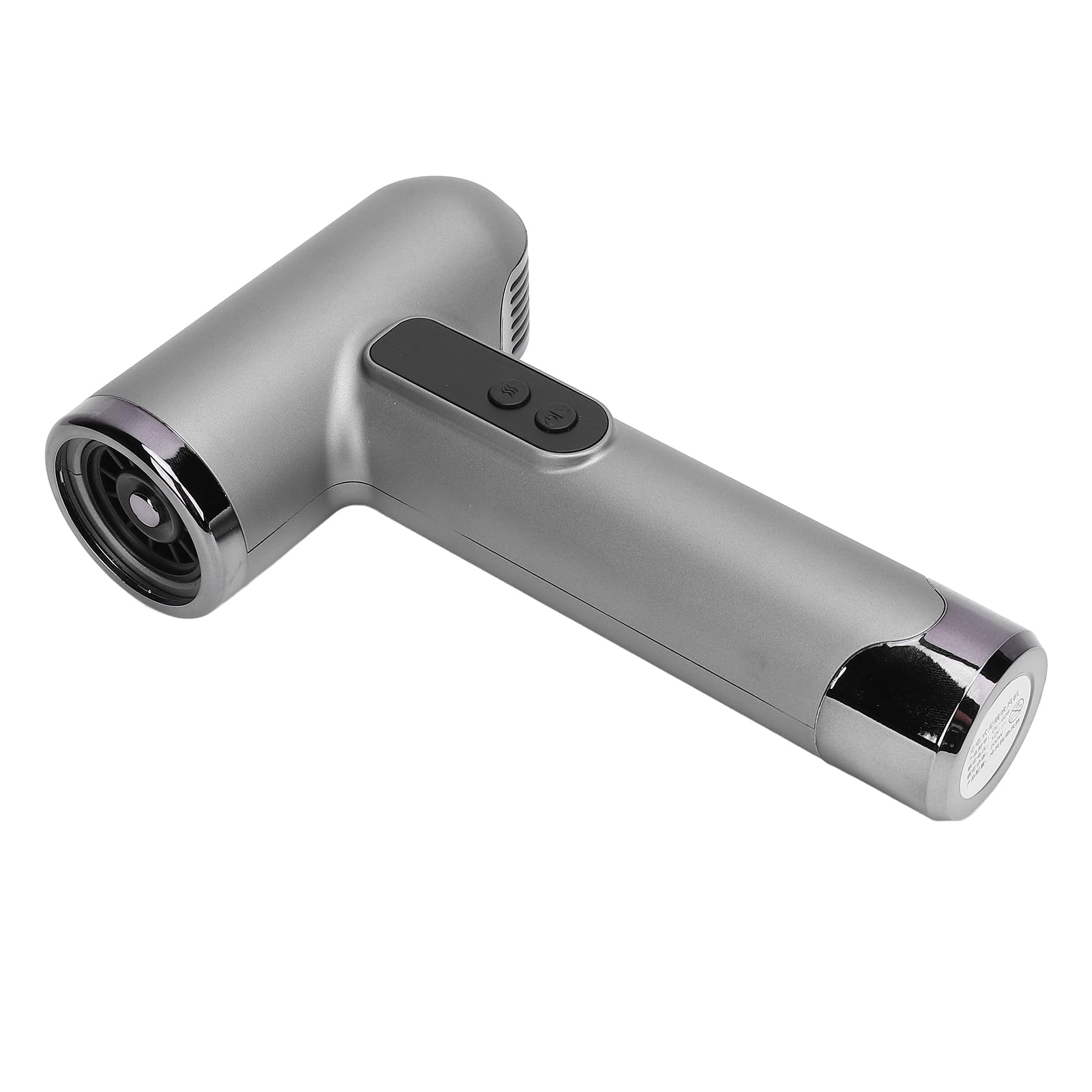 Kabelloser Haartrockner, 100000 U/min, wiederaufladbarer Haartrockner, 15000 mAh tragbarer Haartrockner mit Düse, batteriebetriebener Haartrockner für Reisen, Camping (Silber)