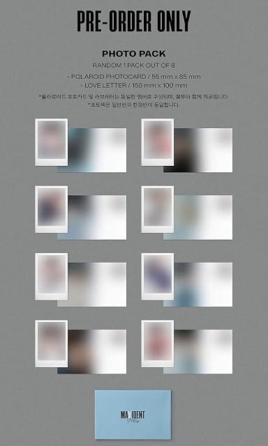 Foto 7 de 8 de (Edición estándar) STRAY KIDS MAXIDENT Mini álbum ( T-CRUSH + HEART 2 Ver Full Set +2ea Store Gift Card )…