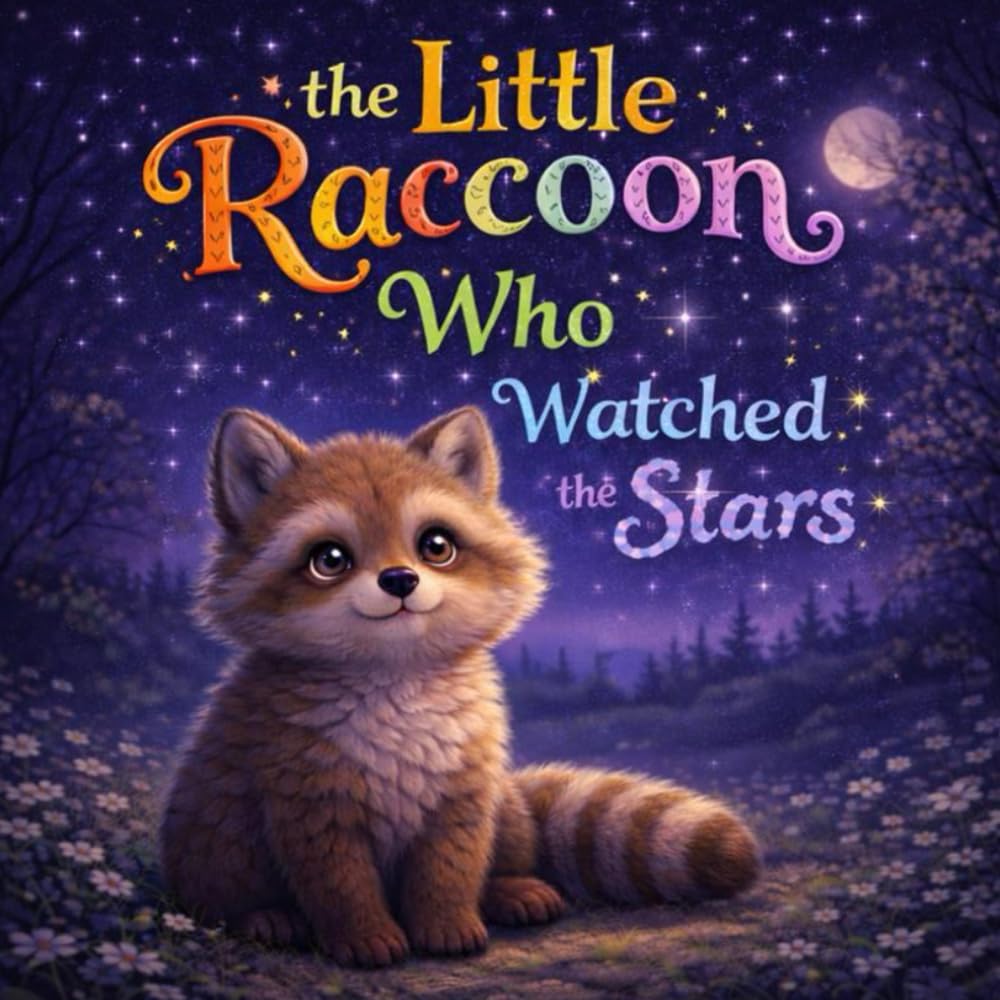 The Little Raccoon Who Watched the Stars: A Gentle Bedtime Story About Three Shining Stars and a Little Raccoon Learning to Sleep (Sleepy Little Animals)